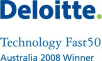 Deloitte Technology Fast 50 Australia 2008 winner logo