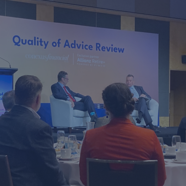 Stephen Jones speaks at the Quality of Advice Review roadshow breakfast